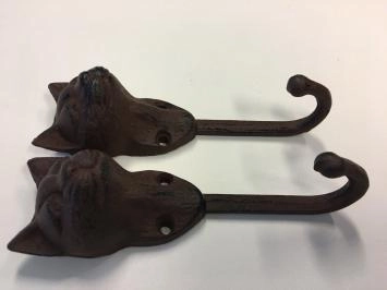 Porte-manteau, Cat, en fonte